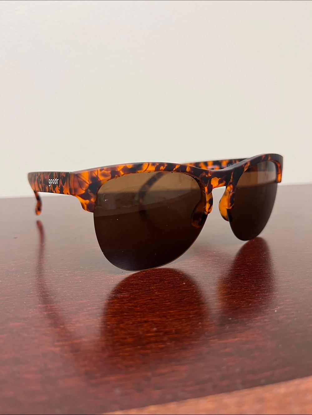 Goodr Tortoiseshell Sunglasses - Brown Lenses